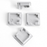 Заглушка Feron LD377 без отверстия для профиля CAB281 (комплект 4шт)