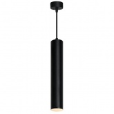 Светильник потолочный на подвесе Feron ML1768 MR16 max 35W 230V GU10 черный IP20 D55*H280