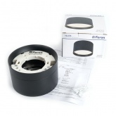 Светильник потолочный Feron HL370 под лампу GX70 max 25W 230V черный IP20 D115*H70mm