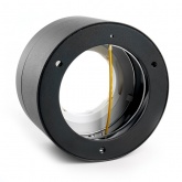 Светильник потолочный Feron HL370 под лампу GX70 max 25W 230V черный IP20 D115*H70mm