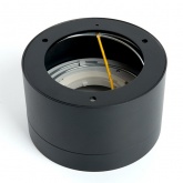 Светильник потолочный Feron HL370 под лампу GX70 max 25W 230V черный IP20 D115*H70mm