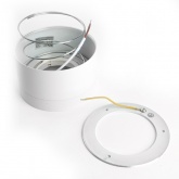 Светильник потолочный Feron HL370 под лампу GX70 max 25W 230V белый IP20 D115*H70mm