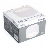 Светильник потолочный Feron HL370 под лампу GX70 max 25W 230V белый IP20 D115*H70mm