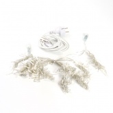 Гирлянда - занавес CL18 1,5x1,5m + 3m 8W 230V мультиколор IP44 плавная смена цветов, прозрачный шнур