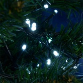 Светодиодная линейная гирлянда CL10 1000LED 5000K 230V 20м с контроллером зеленый шнур 3м IP20