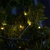 Светодиодная линейная гирлянда CL10 1000LED 2700K 230V 20м с контроллером зеленый шнур 3м IP20