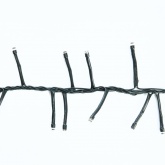 Светодиодная линейная гирлянда CL10 1000LED мультиколор 230V 20м с контроллером зеленый шнур 3м IP20