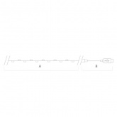 Гирлянда линейная Роса CL575 50LED 5000K постоянного свечения 5м IP20 прозрачный шнур USB 5V