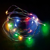 Гирлянда линейная Роса CL576 100LED мультиколор постоянного свечения 10м IP20 прозрачный шнур USB 5V