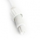 Сетевой шнур Feron DM403 для гирлянд IP44 белый длина 3м, 2х0,5мм