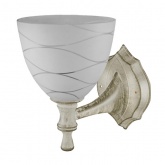 Светильник TDM НББ 21-60-1411 УХЛ4 max60W Е27 230V белый под золото, плафон конус линии IP20