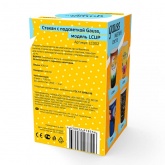 Стакан с LED подсветкой Gauss LCUP Birthday питание от 3 батареек LR44, объем 450мл. 135x80мм