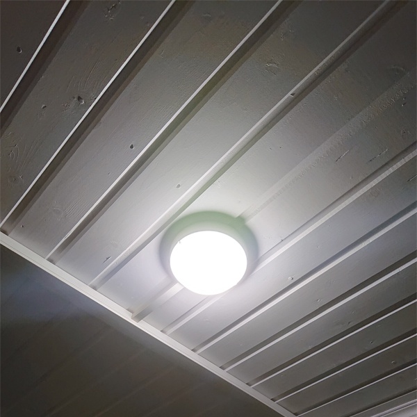 Пылевлагозащищенный светодиодный светильник Ферон AL3006 со встроенным инфракрасным датчиком движения, мощность 12 Ватт, нейтральный белый свет