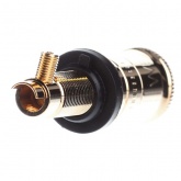 Гнездо Jung High-End для акустики c черным кольцом