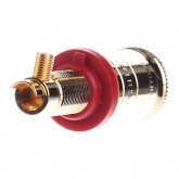 Гнездо Jung High-End для акустики c красным кольцом