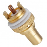 High-End разъем RCA Jung (пара) (сделан из позолоченной меди)