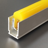 Профиль алюминиевый для Гибкого неона 12х12мм, 1м