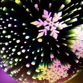 Светодиодная новогодняя фигура ЭРА ENGDS-15 Снежинки 6 LED