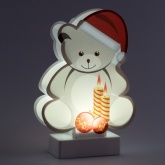 Светодиодная новогодняя фигура ЭРА EGNDS-07 Мишка 1 LED