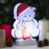 Светодиодная новогодняя фигура ЭРА EGNDS-07 Мишка 1 LED