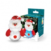 Светильник Gauss декоративная фигурка светодиодная Дед Мороз серия Holiday 0,1W, два цвета