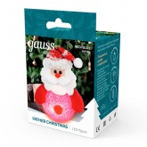 Светильник Gauss декоративная фигурка светодиодная Дед Мороз серия Holiday 0,1W, два цвета