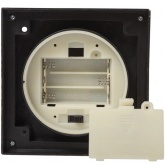 Декоративный фонарь с лампочкой, бронзовый корпус, размер 10.5х10.5х22,5 см, цвет теплый белый