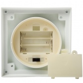 Декоративный фонарь с лампочкой, белый корпус, размер 10.5х10.5х24 см, цвет теплый белый