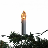 Гирлянда светодиодная ЭРА Свечи ЕGNIG - CAN нить 3,8м теплый белый динамичный 20 LED 220V