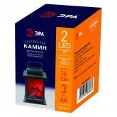 Светодиодная новогодняя фигура ЭРА ЕGNIK - 24 камин 2 LED