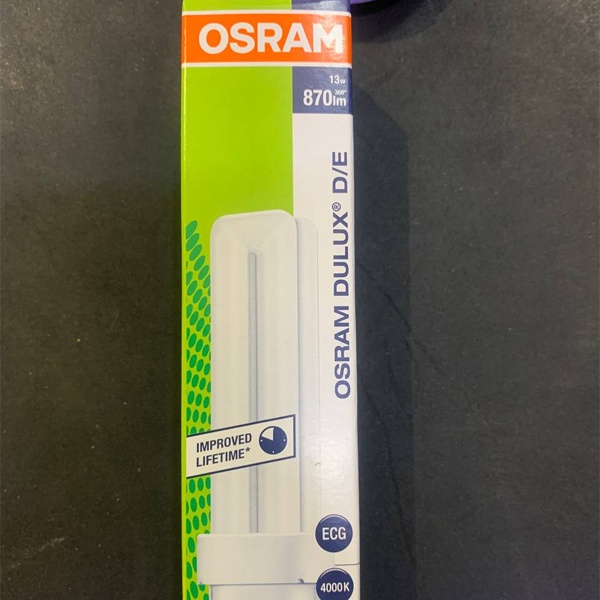 Компактная энергосберегающая лампа КЛЛ мощностью 10 Вт с цоколем G24q-1 для электронных ПРА (ЭПРА)