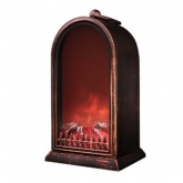 Светодиодный камин Фьюжн с эффектом живого огня 14,7х11,7х25см, питание от батарейки 2хС/USB