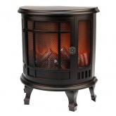 Светодиодный камин Винтаж мини с эффектом живого огня 24.8х12.7х30см, питание от батарейки 3хС/USB