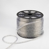 Светодиодный дюралайт 2W теплый белый 36 LED/1,6Вт/м, эффект мерцания, D13мм, бухта 100м