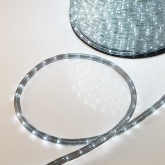 Светодиодный дюралайт 3W белый 36 LED/2,4Вт/м, свечение с динамикой, D13мм, бухта 100м