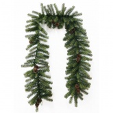 Еловый шлейф с шишками Neon-Night Длина 270 см, диаметр 41 см