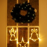 Еловый венок с шишками Neon-Night диаметр 45см, Литой