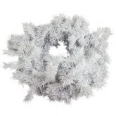 Белоснежный еловый шлейф Neon-Night Длина 270 см, диаметр 26 см