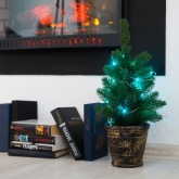 Елочка Neon-Night 45см в пластиковом горшке, Литая