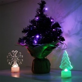 Елочка Neon-Night 30см в плетеном мешочке, ПВХ