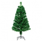 Новогодняя Ель фибро-оптика 120 см, 125 веток, без декоративных украшений