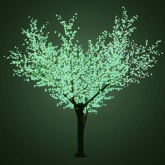 Светодиодное дерево Сакура, 6921LED 835W 24V L3.6m крона 3m зеленый IP54 трансформатор в комплекте