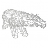 Фигура объемная Полярный Медведь 1500LED, 108W 230V IP65, 210х110см цвет свечения белый