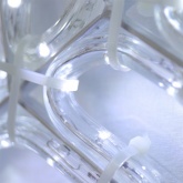 Фигура световая Снежинка, мерцающая, цвет белый, размер 55x55см IP65