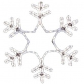 Фигура световая Снежинка, цвет синий, размер 55x55см IP65