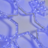 Фигура световая Снежинка, цвет синий, размер 55x55см IP65