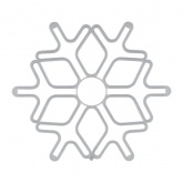 Фигура Neon-Night Снежинка из гибкого неона, 720LED 42W 230V 60х60см, IP65 цвет свечения белый