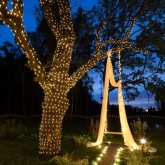 Гирлянда LED Клип-лайт 665LED 12V прозрачный ПВХ, 150мм, цвет теплый белый, Flashing (белый)