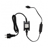 Гирлянда LED Клип-лайт - мультишарики, 24V, 3 нити по 20 м, свечение с динамикой, цвет диодов RGB