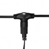 Гирлянда LED Клип-лайт, 24V, 5 нитей по 20 метров, цвет диодов теплый белый, Flashing (белый)